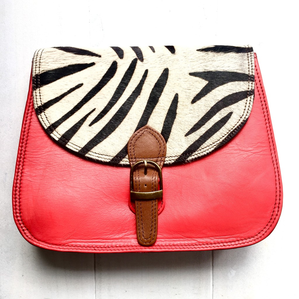 Bolso-cebra-rojo
